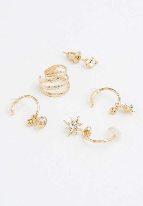 Superbalist - Mckenzie earring pack-gold