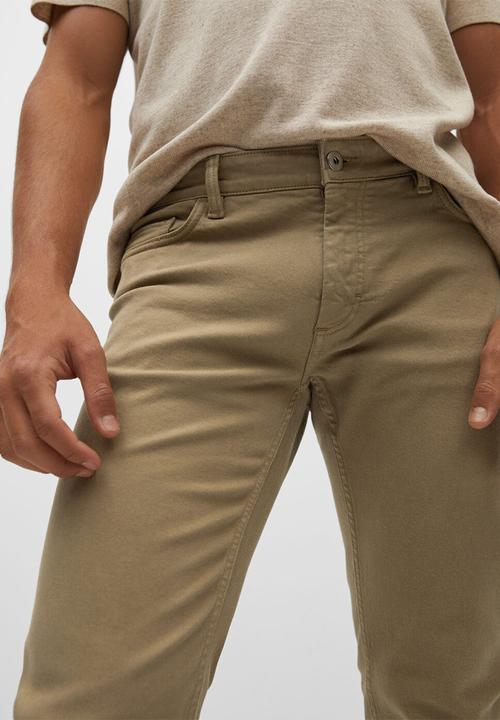 MANGO - Trousers ibiza - medium brown
