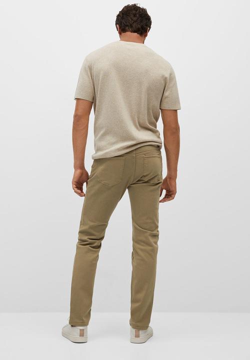 MANGO - Trousers ibiza - medium brown