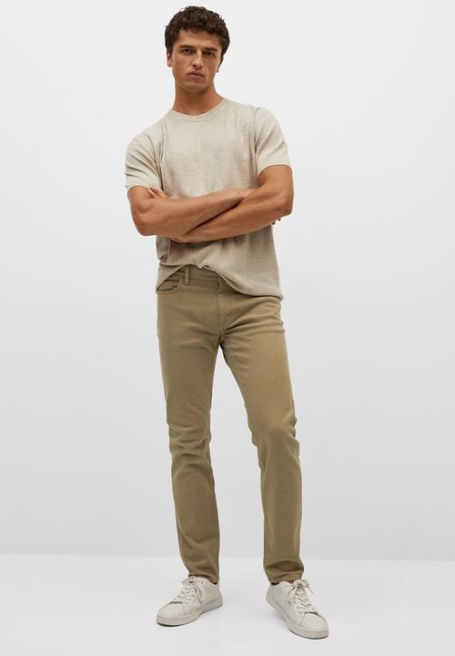 MANGO - Trousers ibiza - medium brown