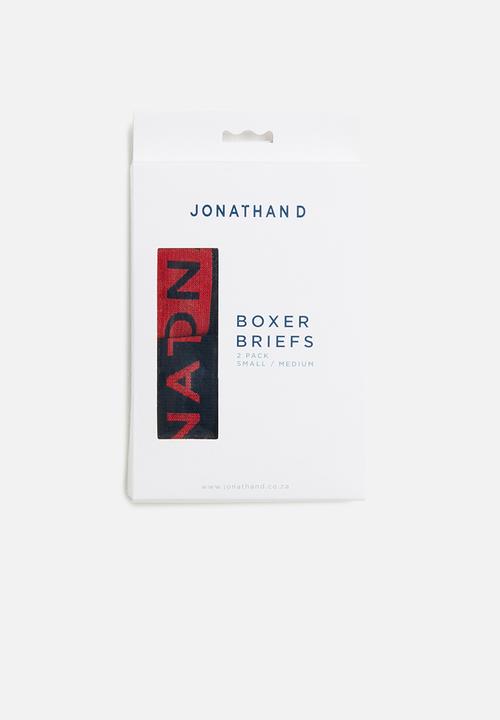 Jonathan D - Branded 2 pack seamless briefs - ink
