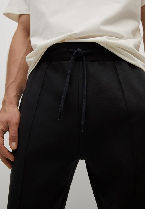 MANGO - Trousers juniusp - black