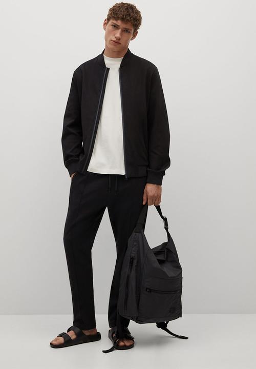 MANGO - Trousers juniusp - black