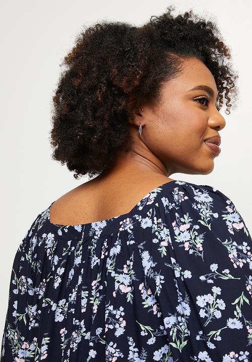 edit Plus - Squareneck shell - navy