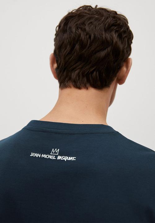 MANGO - T-shirt michel - navy