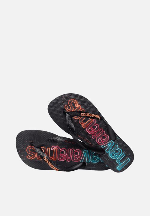 Havaianas - Top logo mania print - new graphite