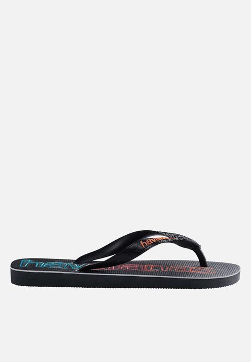 Havaianas - Top logo mania print - new graphite