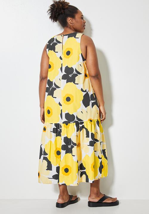Superbalist - Sleeveless tiered dress - multi