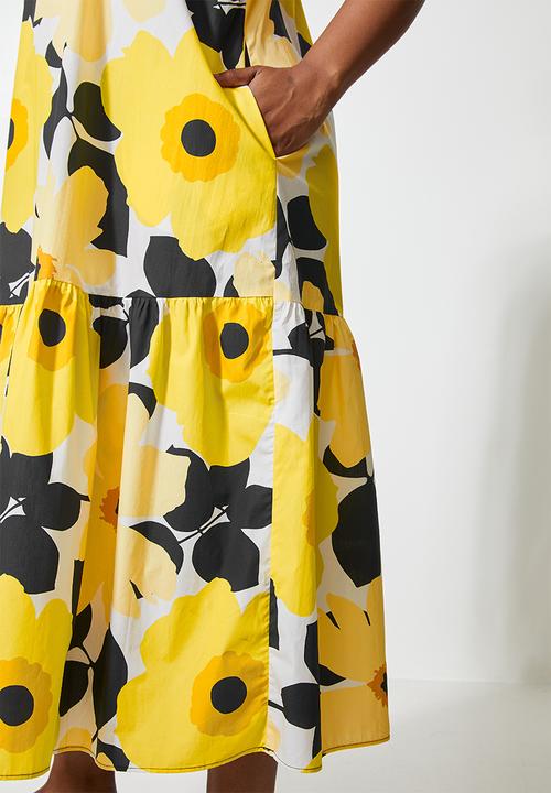 Superbalist - Sleeveless tiered dress - multi