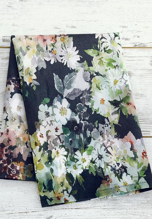 Linen House - Blossom tea towel - multi