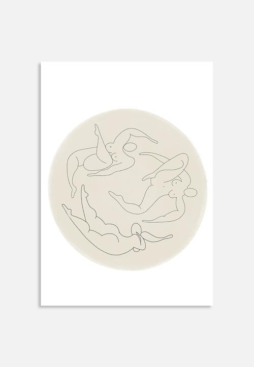 Elsje Designs - Naked printed set of 3