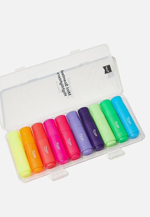 Typo - Mini highlighter 10pk - brights