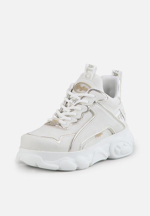BUFFALO - Cld chai imi nubuck - offwhite / gold