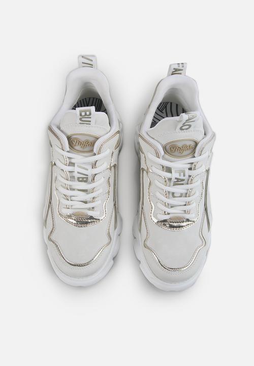 BUFFALO - Cld chai imi nubuck - offwhite / gold