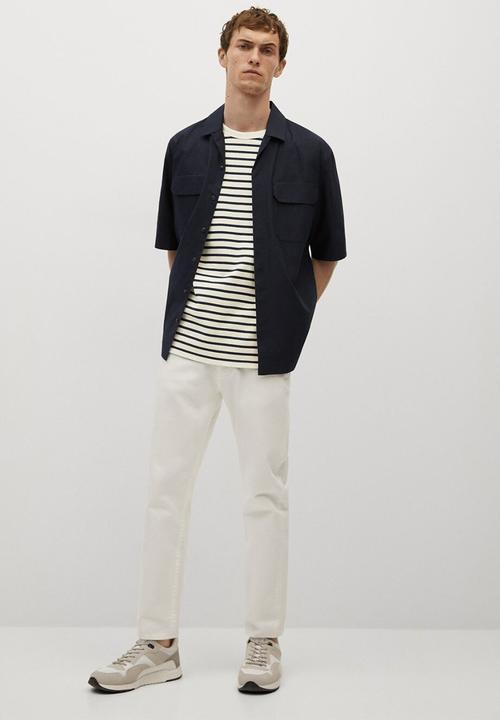 MANGO - T-shirt attis  - natural