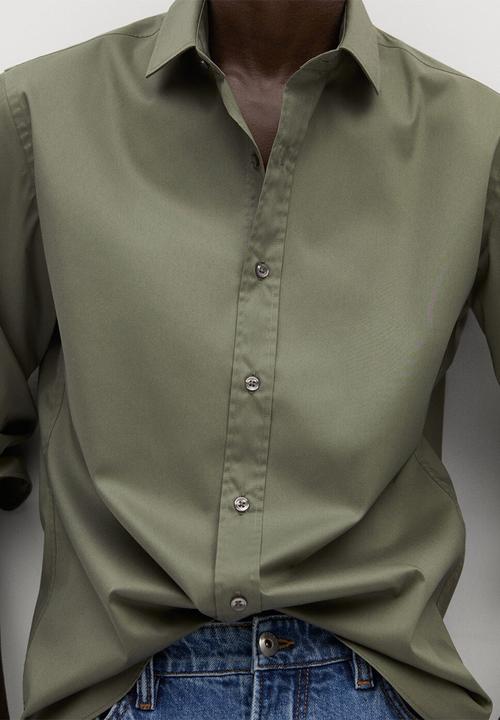 MANGO - Shirt play - beige