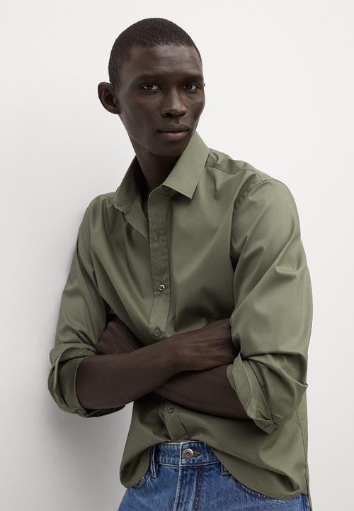 MANGO - Shirt play - beige