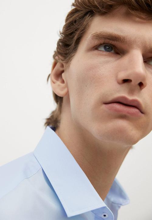 MANGO - Shirt play - light blue
