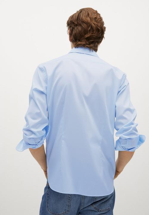 MANGO - Shirt play - light blue