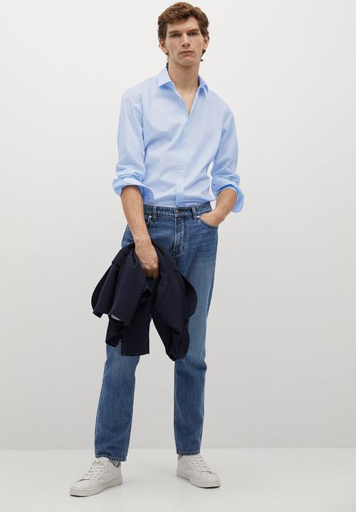 MANGO - Shirt play - light blue