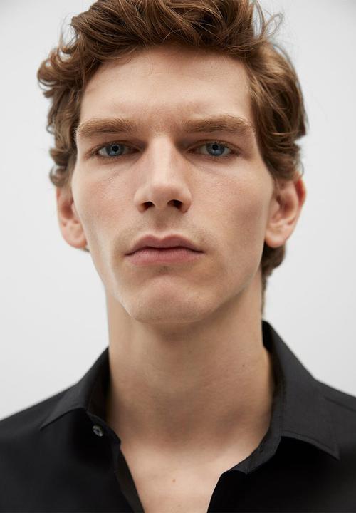 MANGO - Shirt play - black
