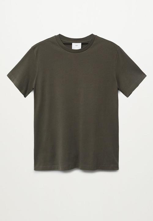 MANGO - T-shirt cherlop - beige