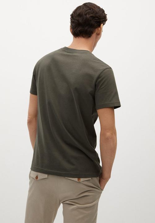 MANGO - T-shirt cherlop - beige
