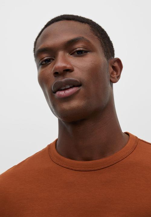 MANGO - T-shirt anouk - rust