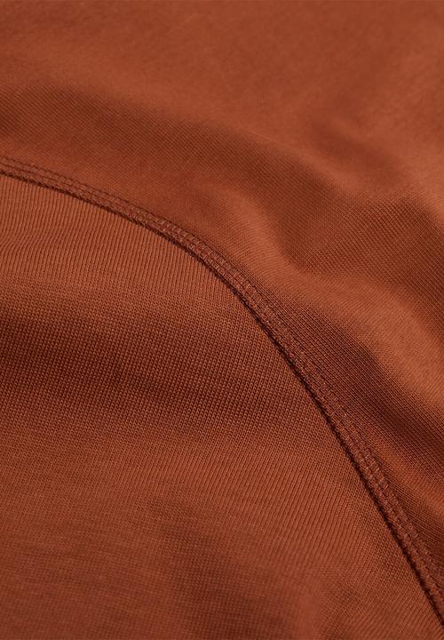 MANGO - T-shirt anouk - rust