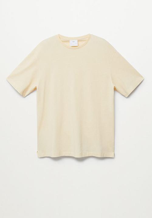 MANGO - T-shirt circo - light yellow