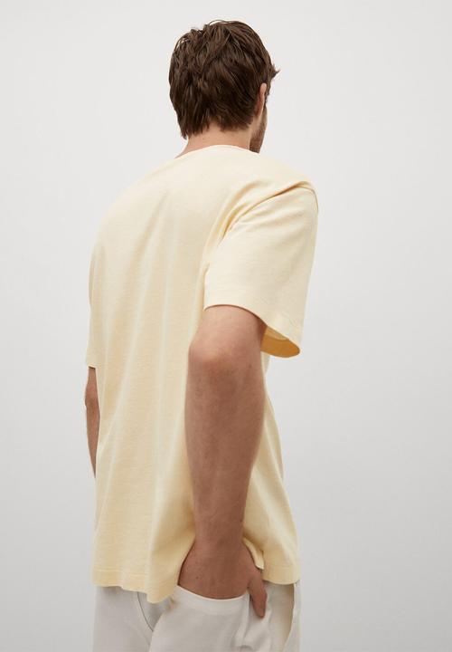 MANGO - T-shirt circo - light yellow