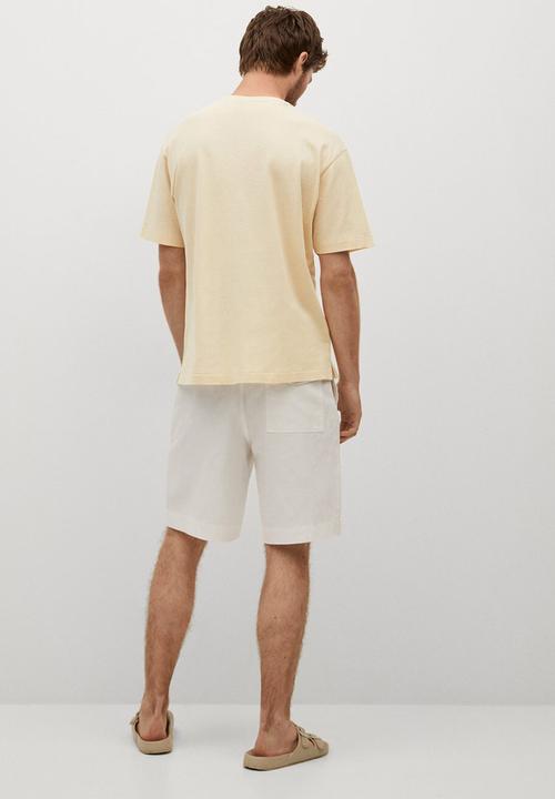 MANGO - T-shirt circo - light yellow