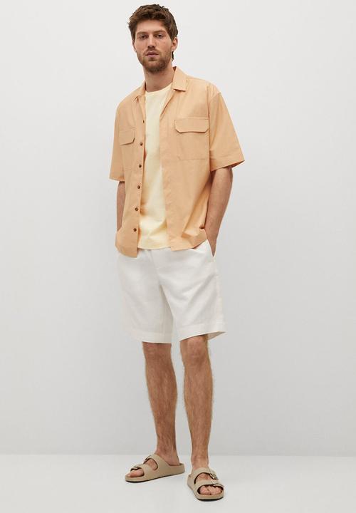 MANGO - T-shirt circo - light yellow