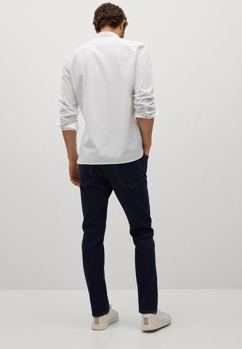 MANGO - Shirt tilde - white
