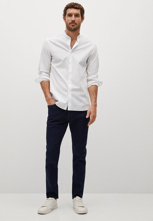 MANGO - Shirt tilde - white