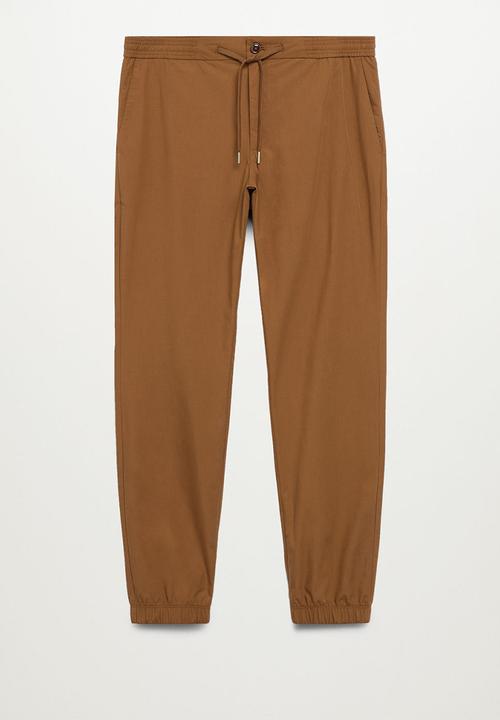 MANGO - Trousers roma - brown