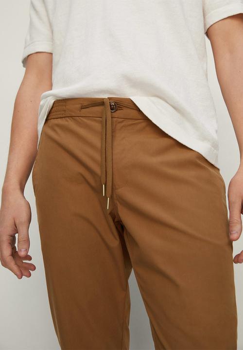 MANGO - Trousers roma - brown