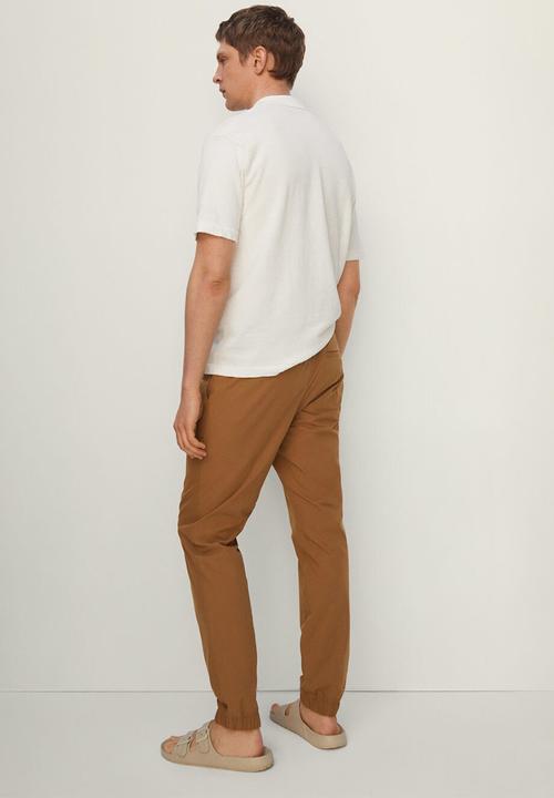 MANGO - Trousers roma - brown