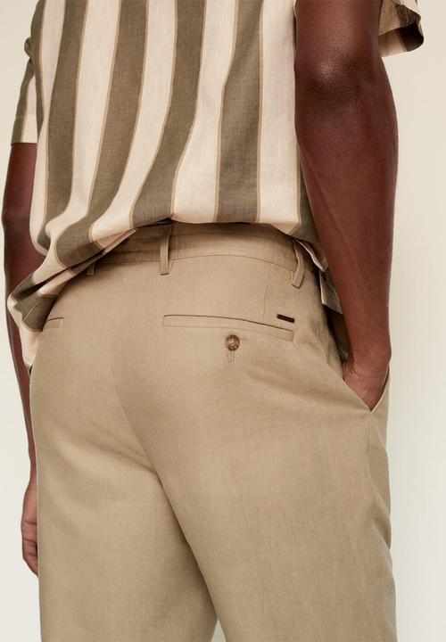 MANGO - Trousers flak - light beige