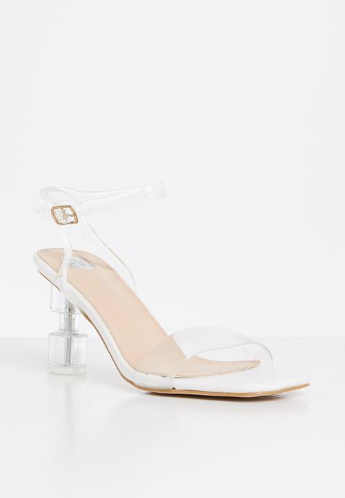 Footwork - Britley statement heel - white