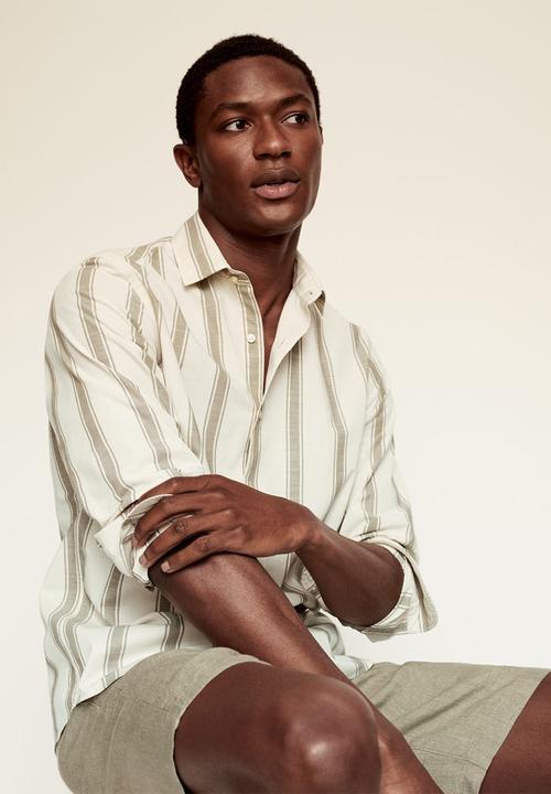 MANGO - Shirt riley - beige