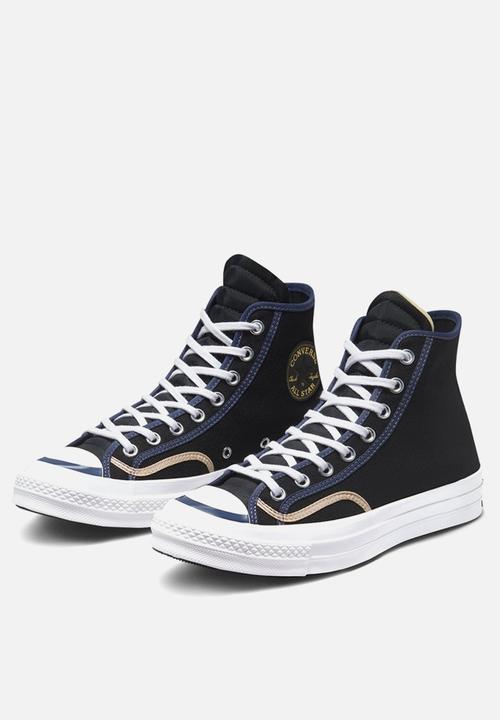 Converse - Chuck 70 varsity - black/steel/white - hybrid texture