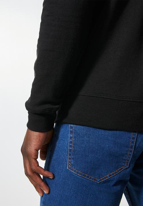 Superbalist - Nasa branded wc crew neck pullover sweat - black
