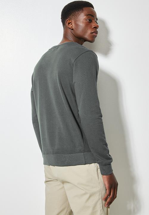 Superbalist - Brewer crew neck sweat - dark grey