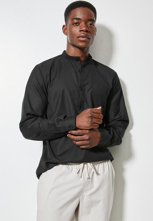 Superbalist - Lee regular fit long sleeve tunic - black