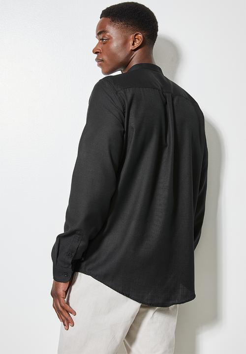 Superbalist - Lee regular fit long sleeve tunic - black