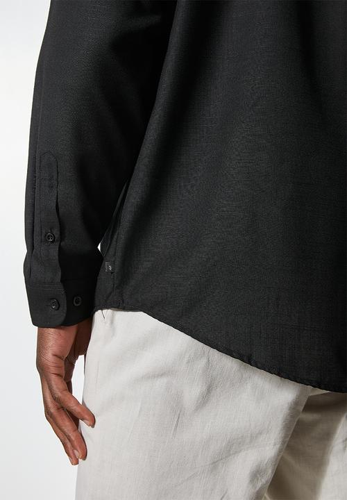 Superbalist - Lee regular fit long sleeve tunic - black