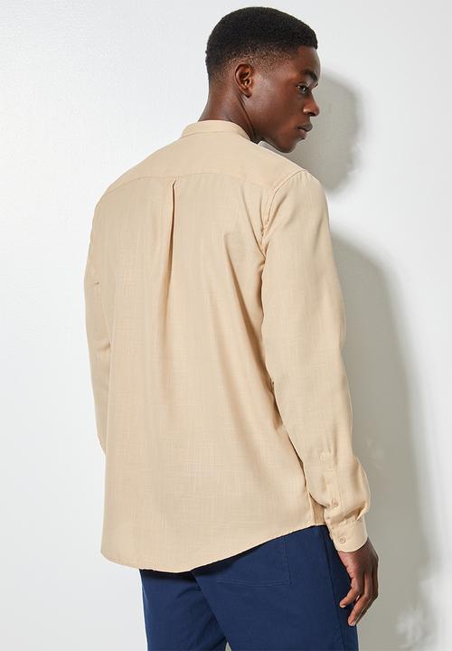 Superbalist - Lee regular fit long sleeve tunic - beige