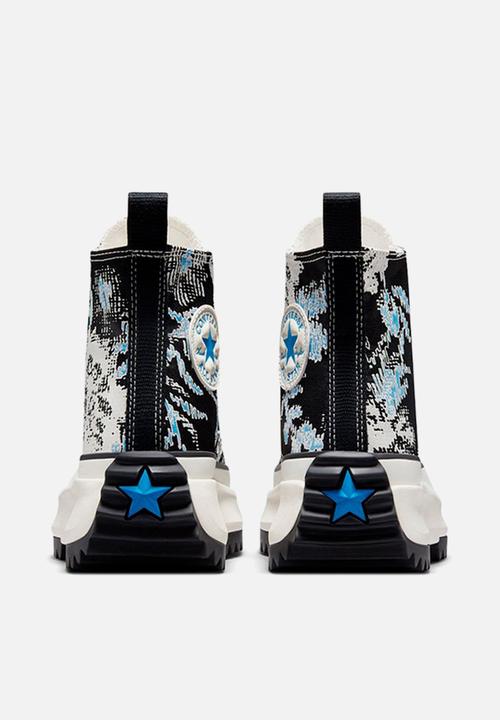 Converse - Run star hike - university blue/black/egret - hybrid floral