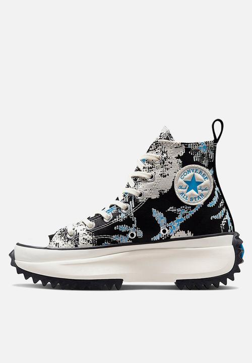 Converse - Run star hike - university blue/black/egret - hybrid floral